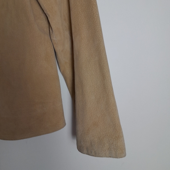Preview Collection Leather Tan Jacket - Picture 3 of 12